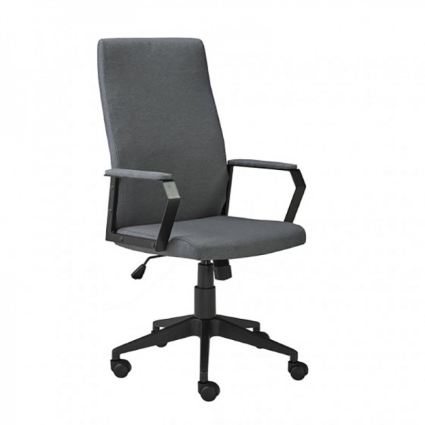  ADJ. OFFICE CHAIR W. GAS LIFT GREY